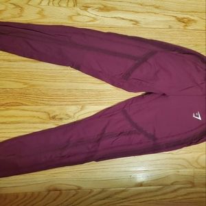 Gymshark, Medium, Maroon leggings